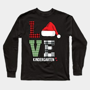 Kindergarten  Love Xmas Long Sleeve T-Shirt